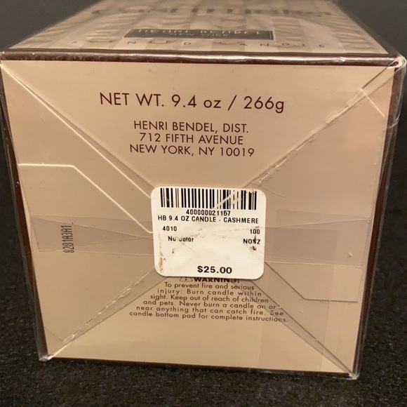 Henri Bendel Cashmere Candle - Picture 2 of 4